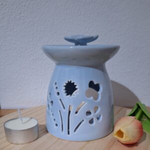 🌼 Quemador Cerámico Grande — “Fuente de Margarita”