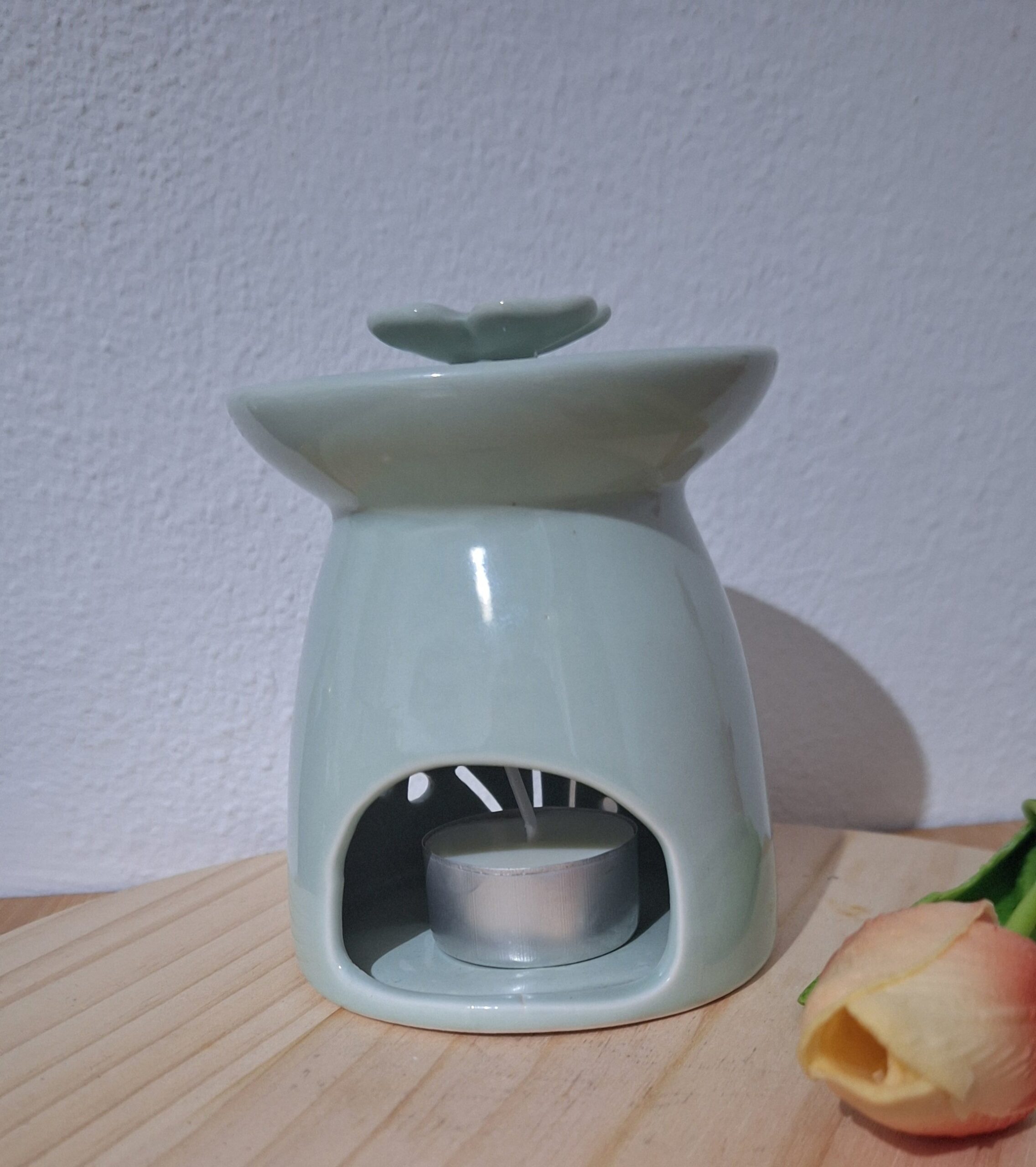 🌼 Quemador Cerámico Grande — “Fuente de Margarita”
verde - Imagen 2