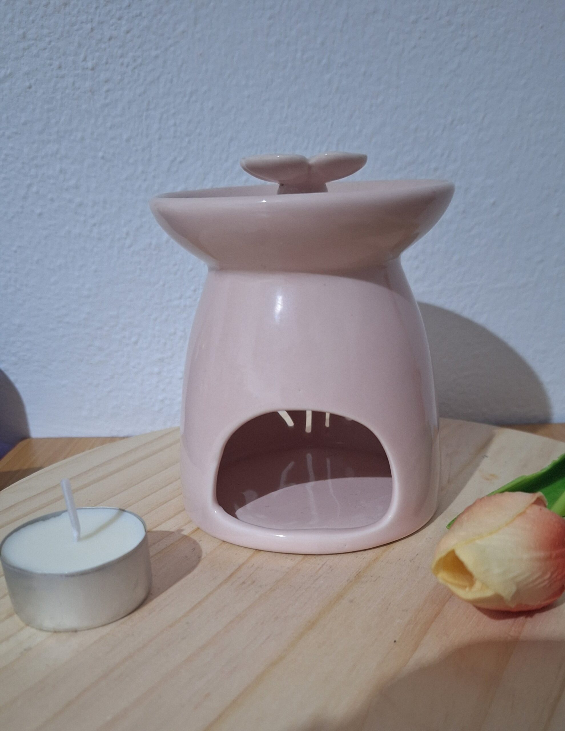 🌼 Quemador Cerámico Grande — “Fuente de Margarita”.
Rosa