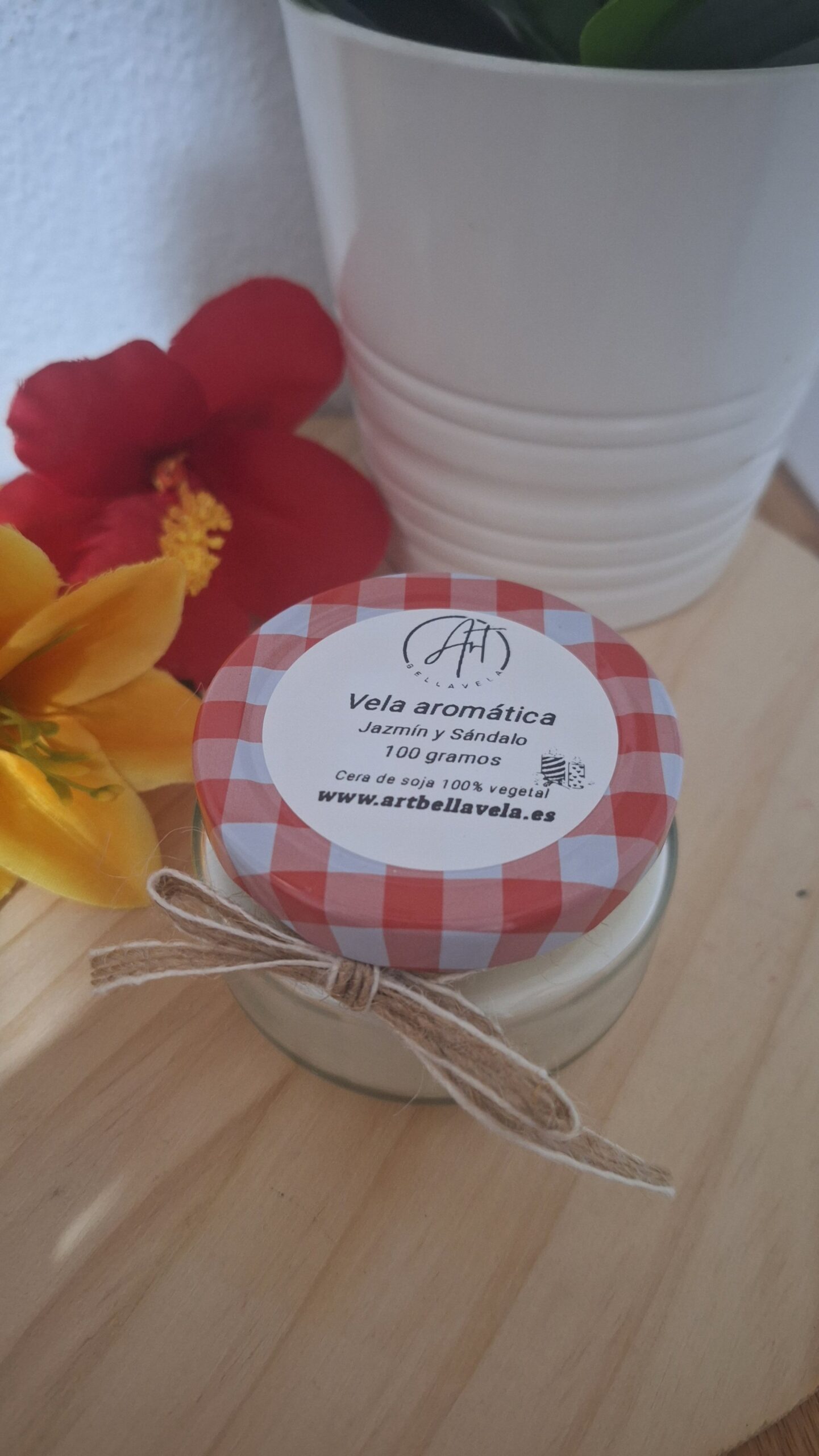 Vela aromática Jazmín y Sándalo