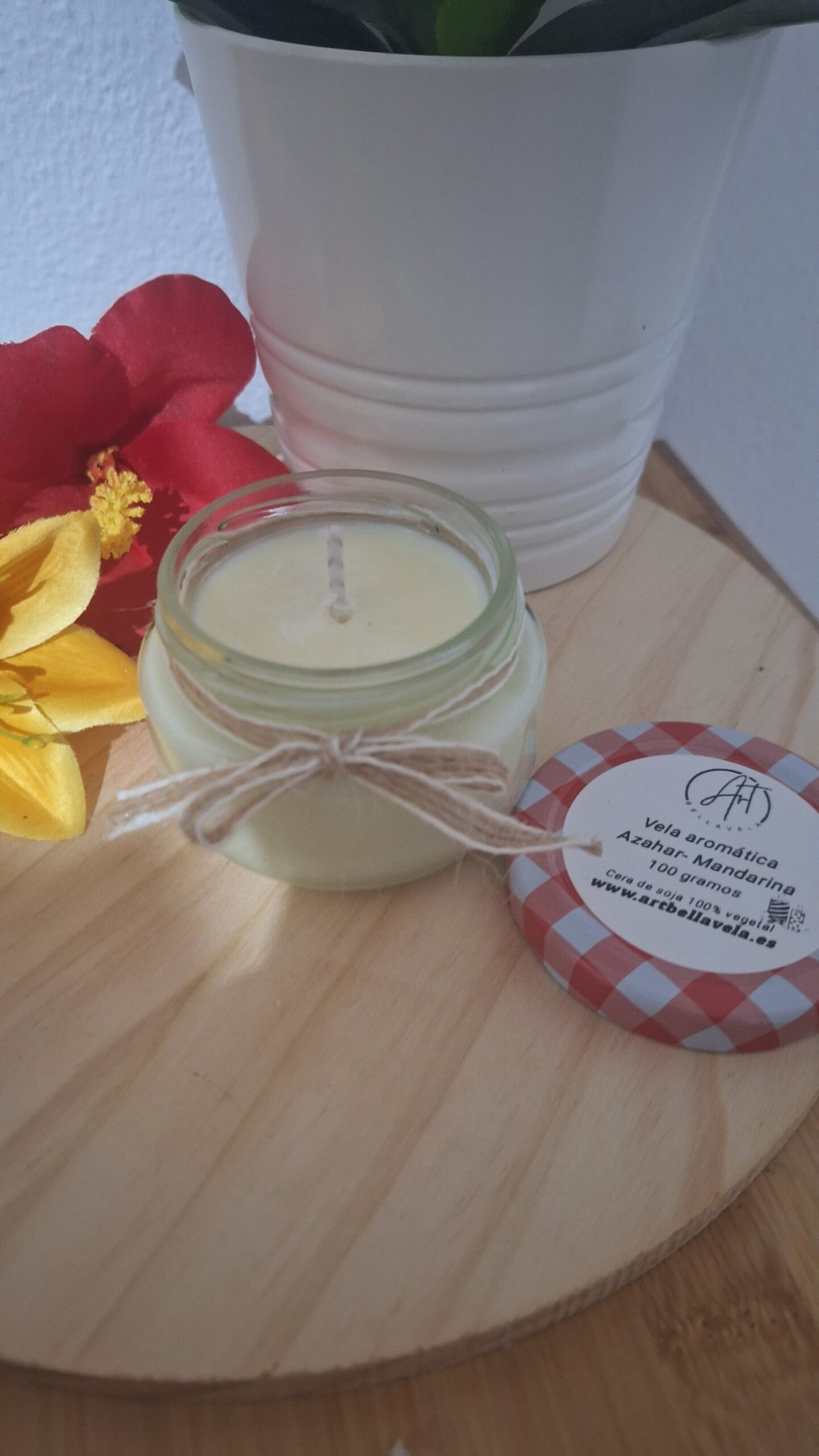 Vela aromática Azahar y Mandarina