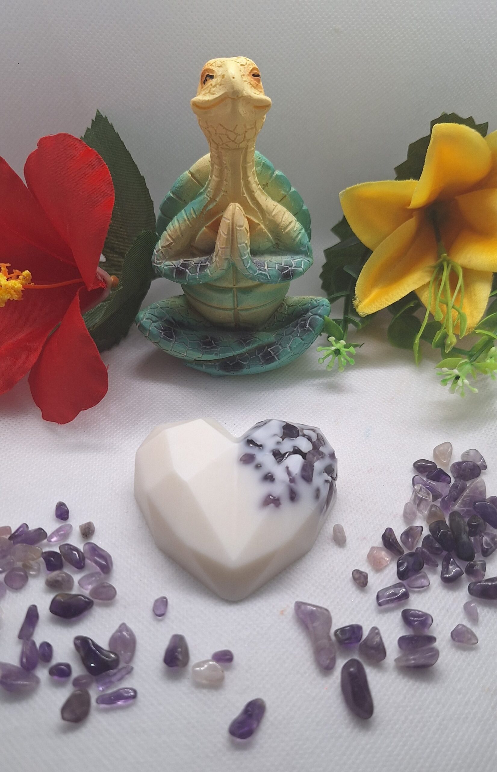 💜 Corazón Místico – Wax Melt Chakras & Amatista 🔮🌙 - Imagen 2