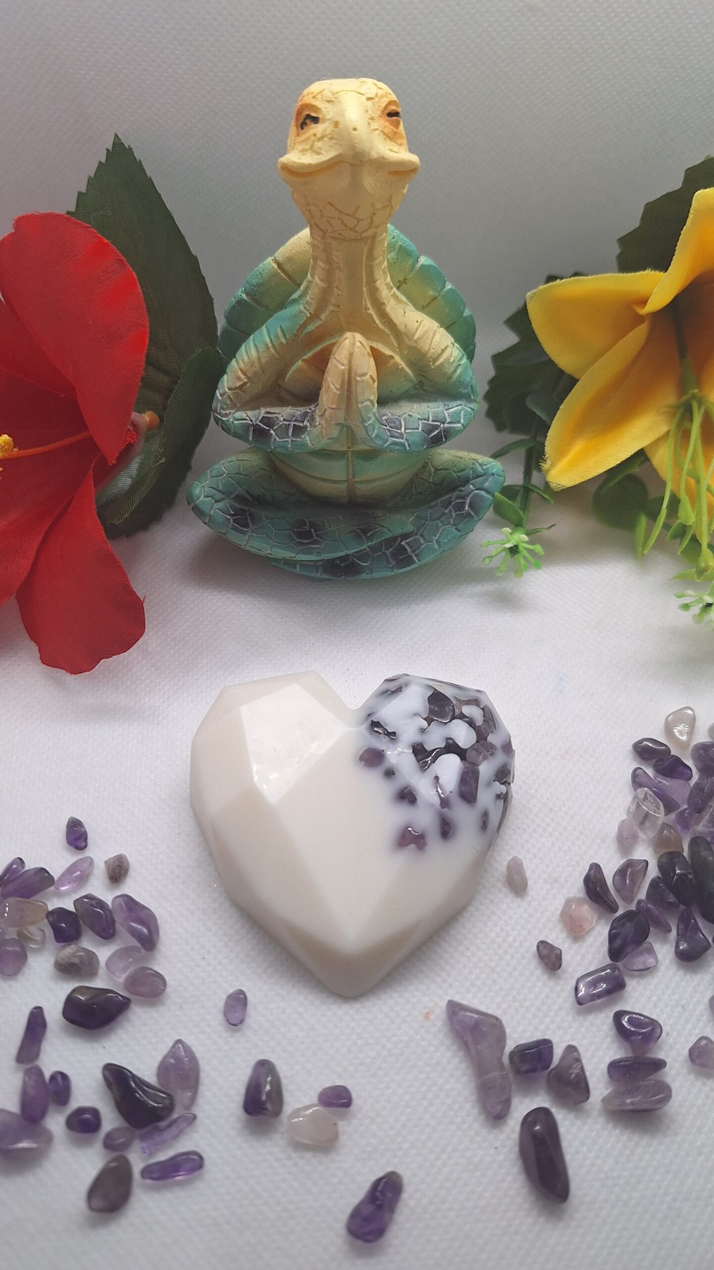 💜 Corazón Místico – Wax Melt Chakras & Amatista 🔮🌙 - Imagen 3