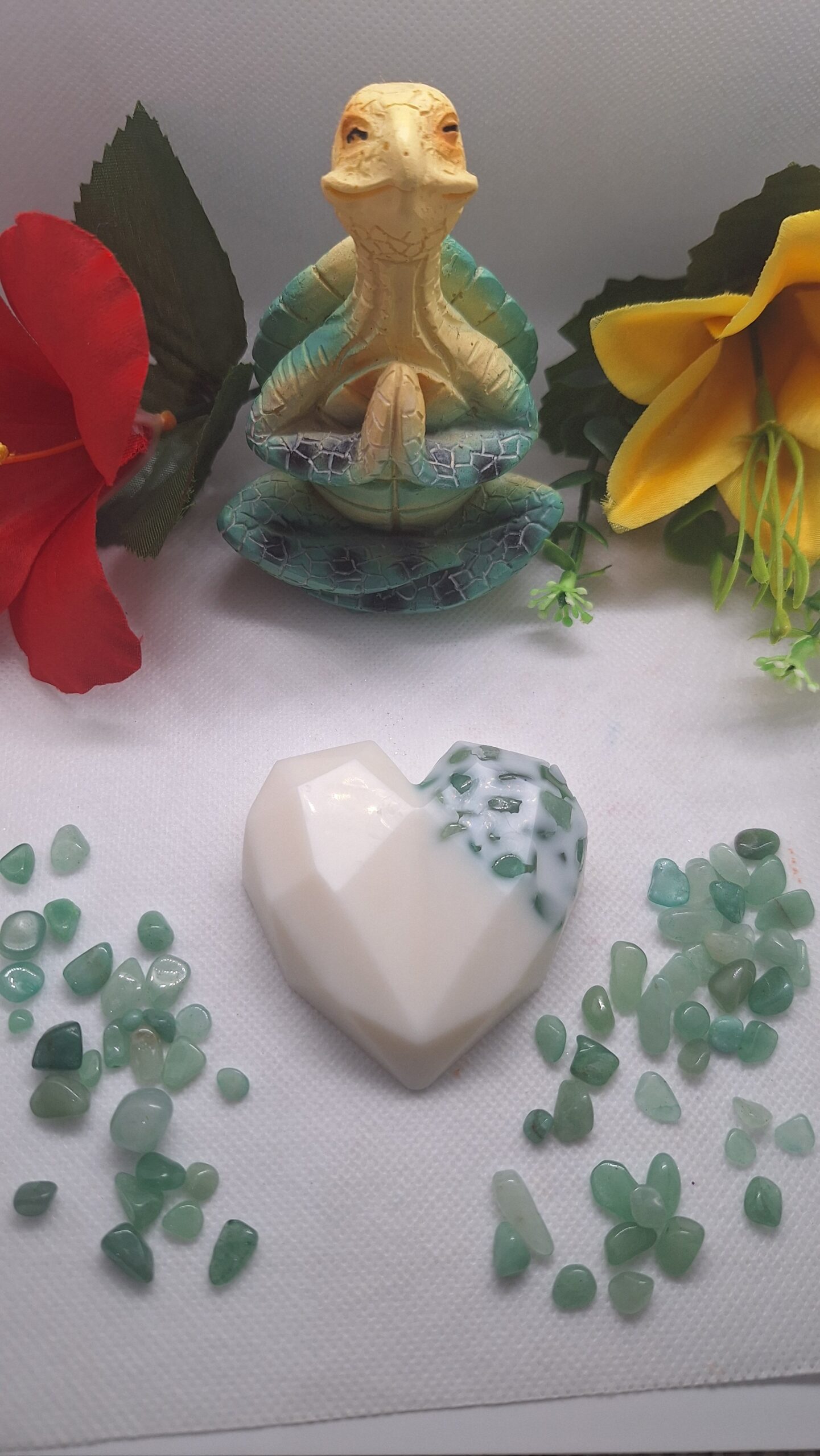 💚 Corazón Místico – Wax Melt Chakras & Aventurina ✨🍃 - Imagen 2