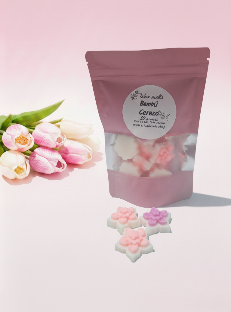 🌸 Wax Melts de Bambú y Cerezo