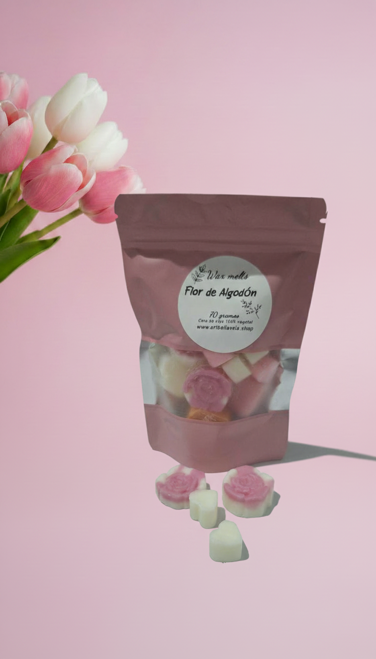 🤍 Wax Melts de Flor de Algodón