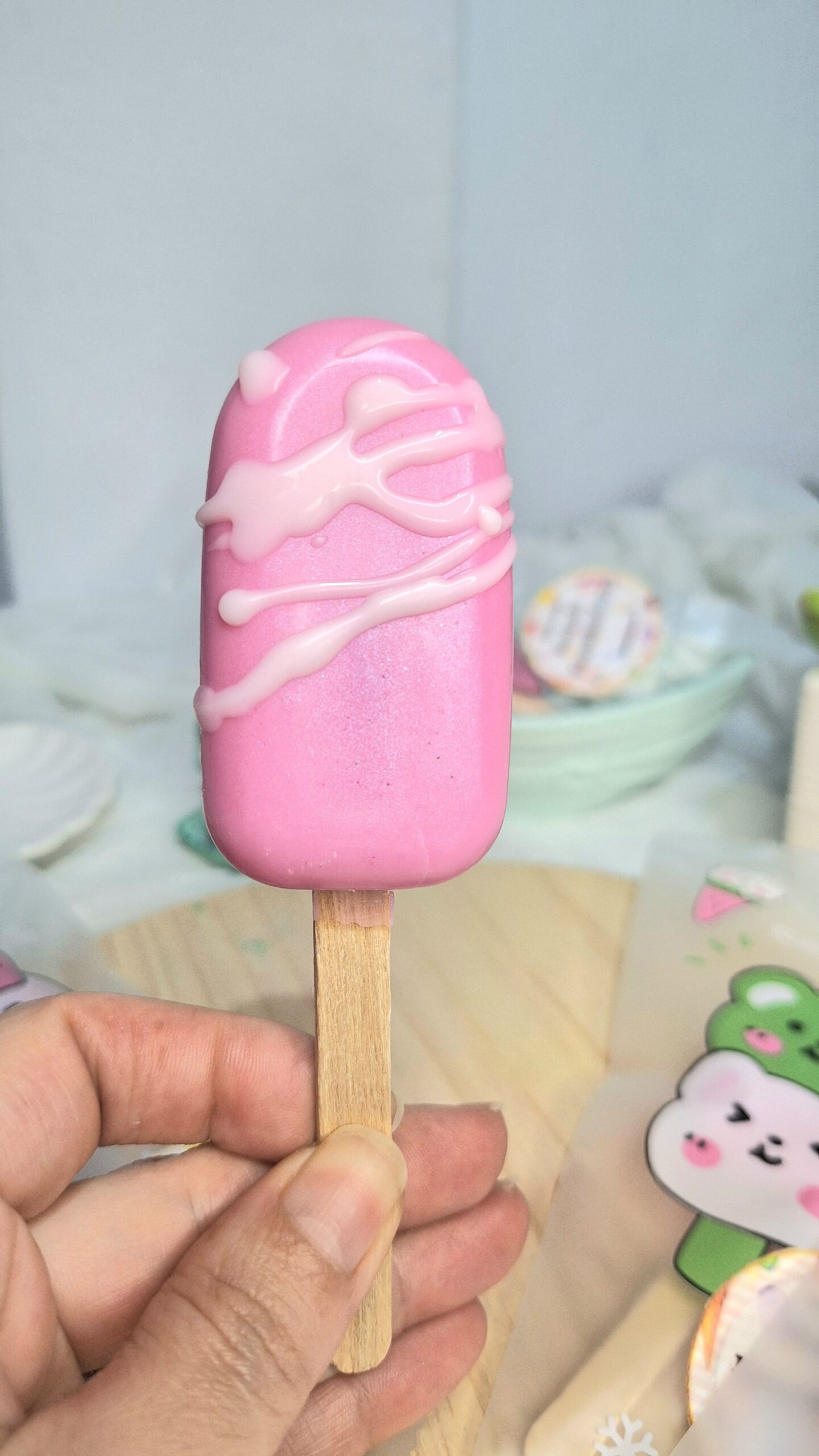 Helado FrambuFrizz – Wax Melt Artesanal - Imagen 5