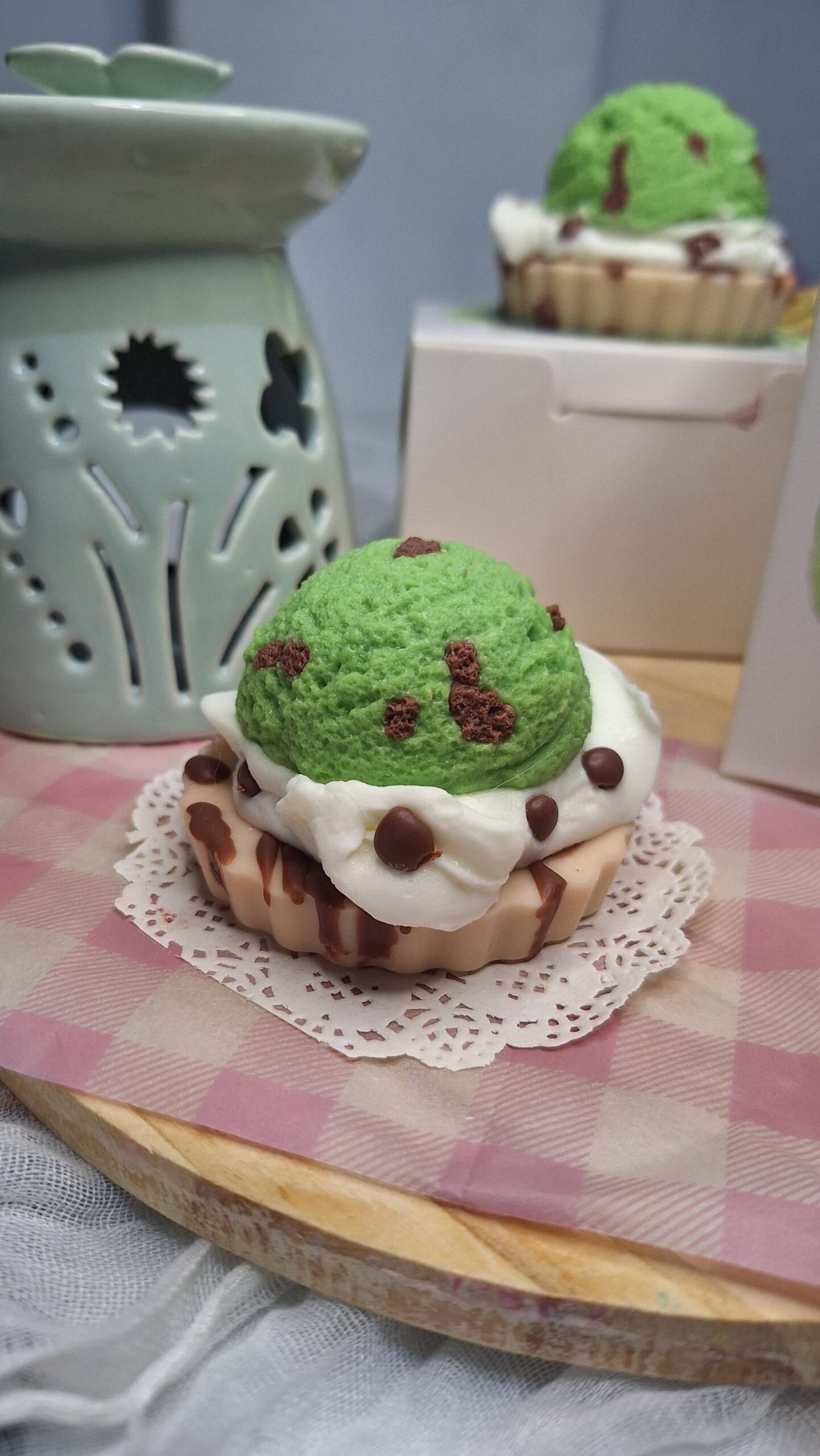 🧁 Helado ChocoMint – Wax Melt Artesanal - Imagen 2