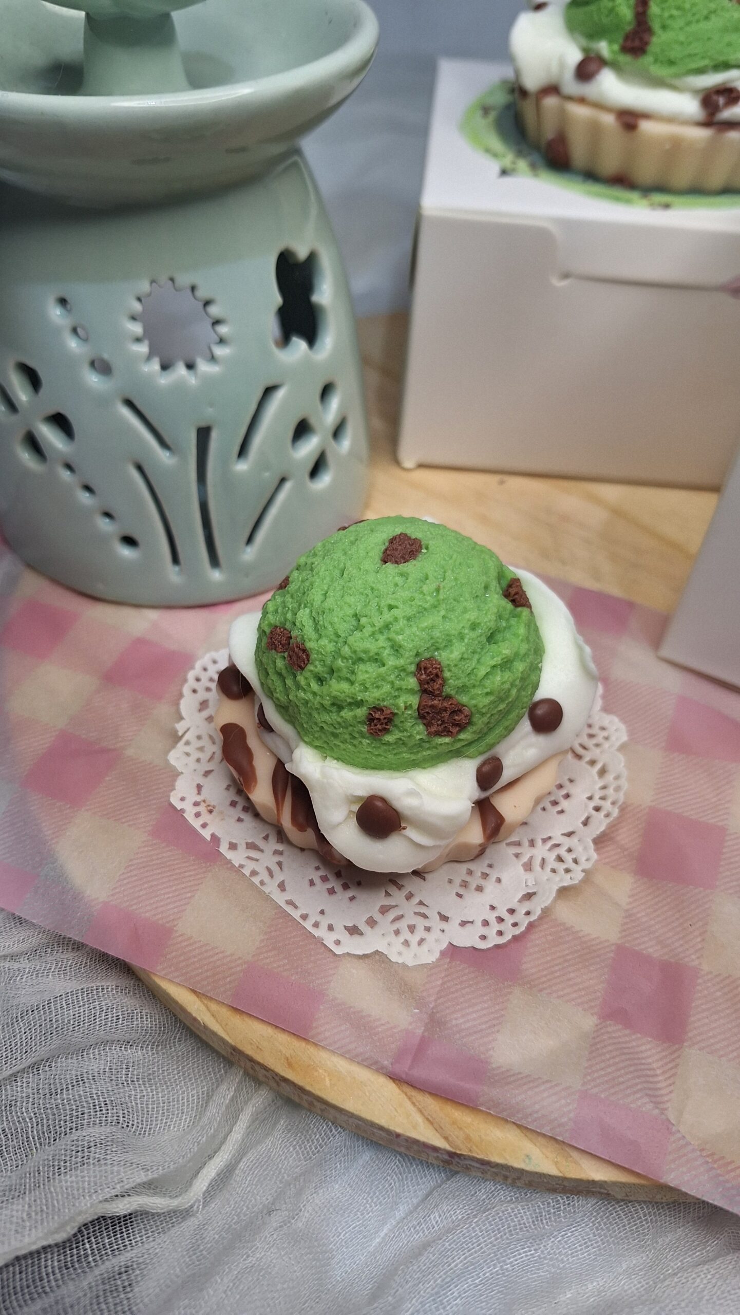 🧁 Helado ChocoMint – Wax Melt Artesanal - Imagen 3