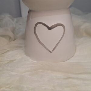 Quemador para Wax Melts con Diseño de Corazón