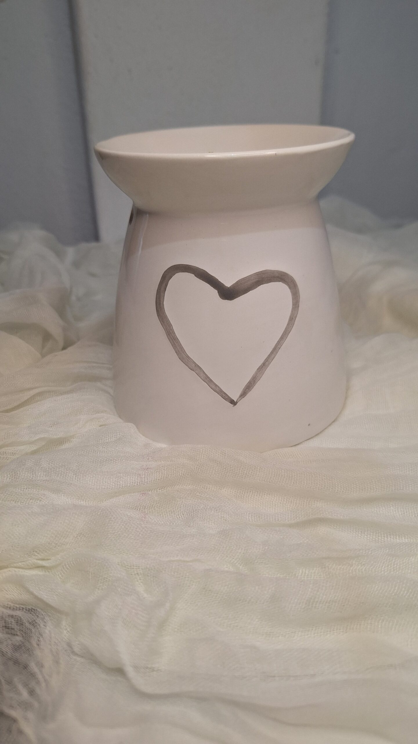 Quemador para Wax Melts con Diseño de Corazón