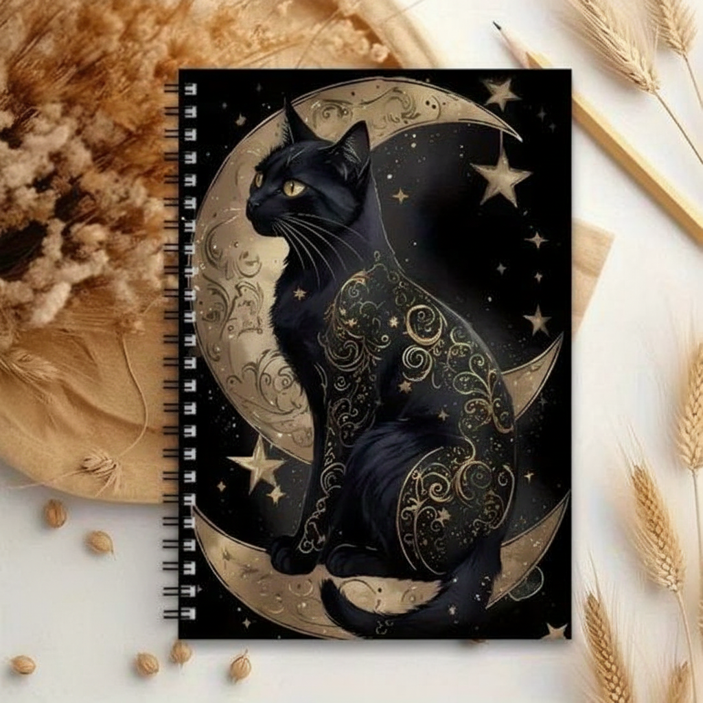 Cuaderno Gato Místico.